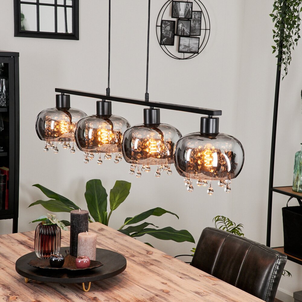 Boundry Pendelleuchte Schwarz, 4-flammig main product photo