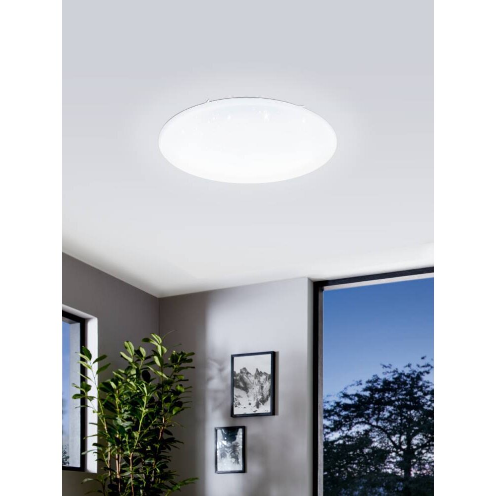 Eglo FRANIA-CW Deckenleuchte LED Weiß, 1-flammig, Fernbedienung, Farbwechsler main product photo
