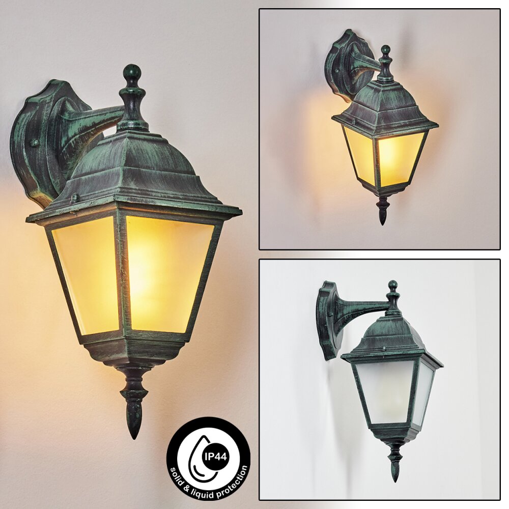 Naofe Außenwandleuchte Grün, Schwarz, 1-flammig main product photo