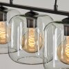 Lauden Pendelleuchte Glas 20 cm Klar, 3-flammig