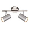 Globo ALLVI Deckenleuchte Nickel-Matt, 2-flammig