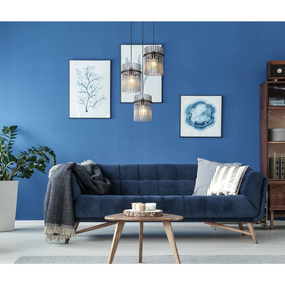 Globo GORLEY Hängeleuchte Schwarz, 3-flammig main product photo