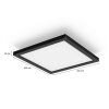 Philips Hue Aurelle Deckenpanel LED Schwarz, Weiß, 1-flammig