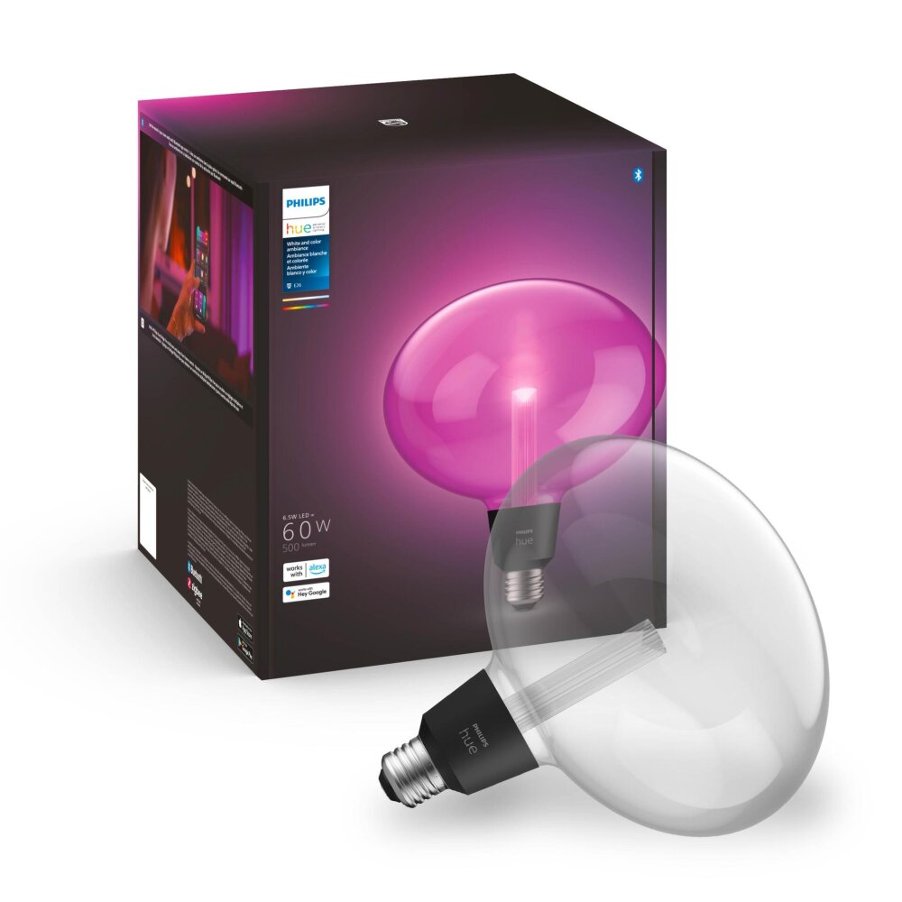 Philips Hue E27 LED 6,5 Watt 2000-6500 Kelvin 500 Lumen main product photo