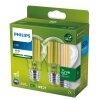Philips 2er Set E27 LED 4 Watt 3000 Kelvin 840 Lumen Philips 2er Set E27 LED 4 Watt 3000 Kelvin 840 Lumen