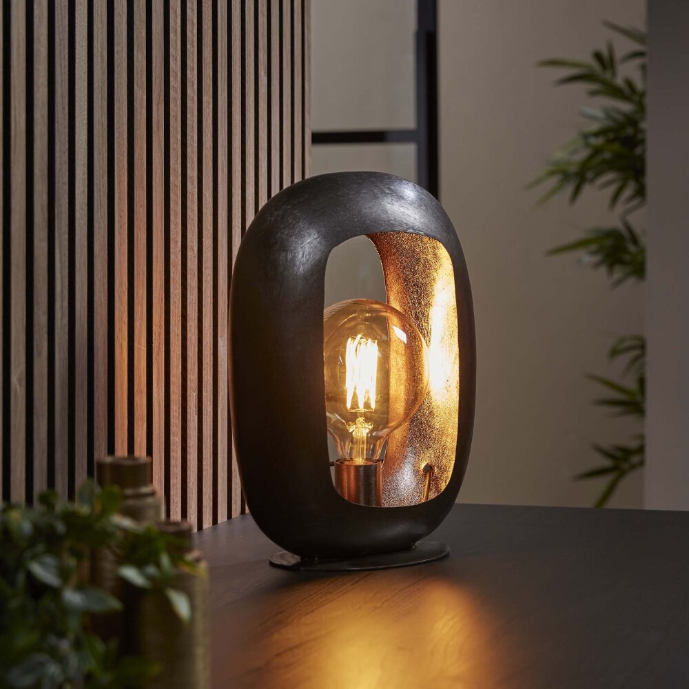 Arch Tischleuchte Nickel-Matt, Schwarz, 1-flammig main product photo
