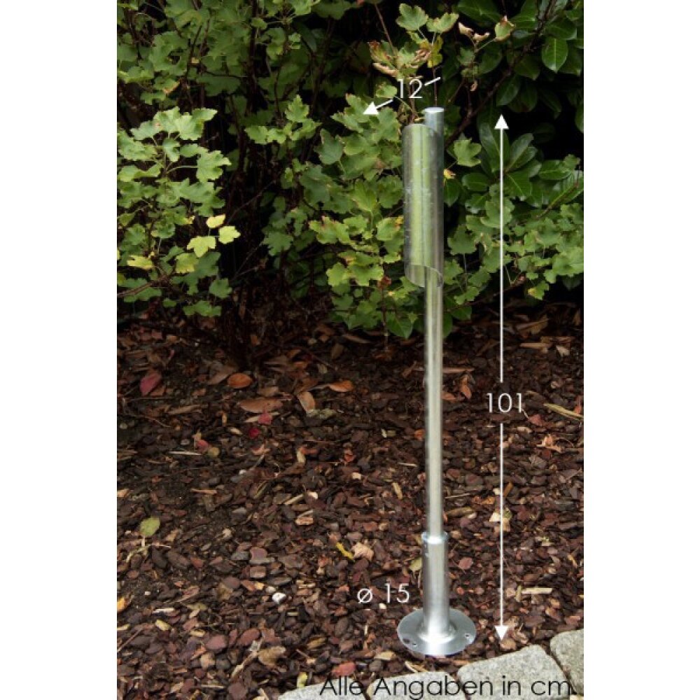 Nordlux PIN Außenstehleuchte Verzinkt, 2-flammig main product photo