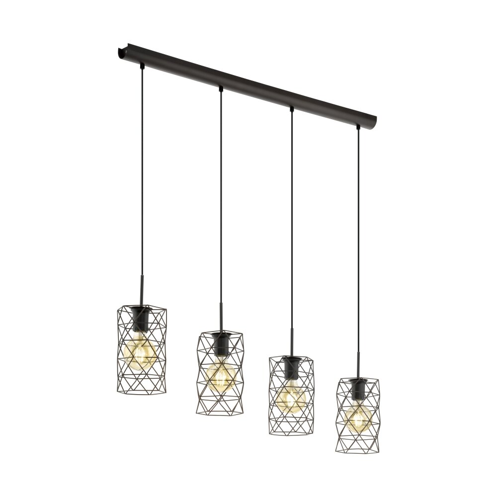 Eglo ESTEVAU Hängeleuchte Dunkelbraun, 4-flammig main product photo