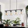 Lauden Pendelleuchte Glas 20cm Klar, 4-flammig