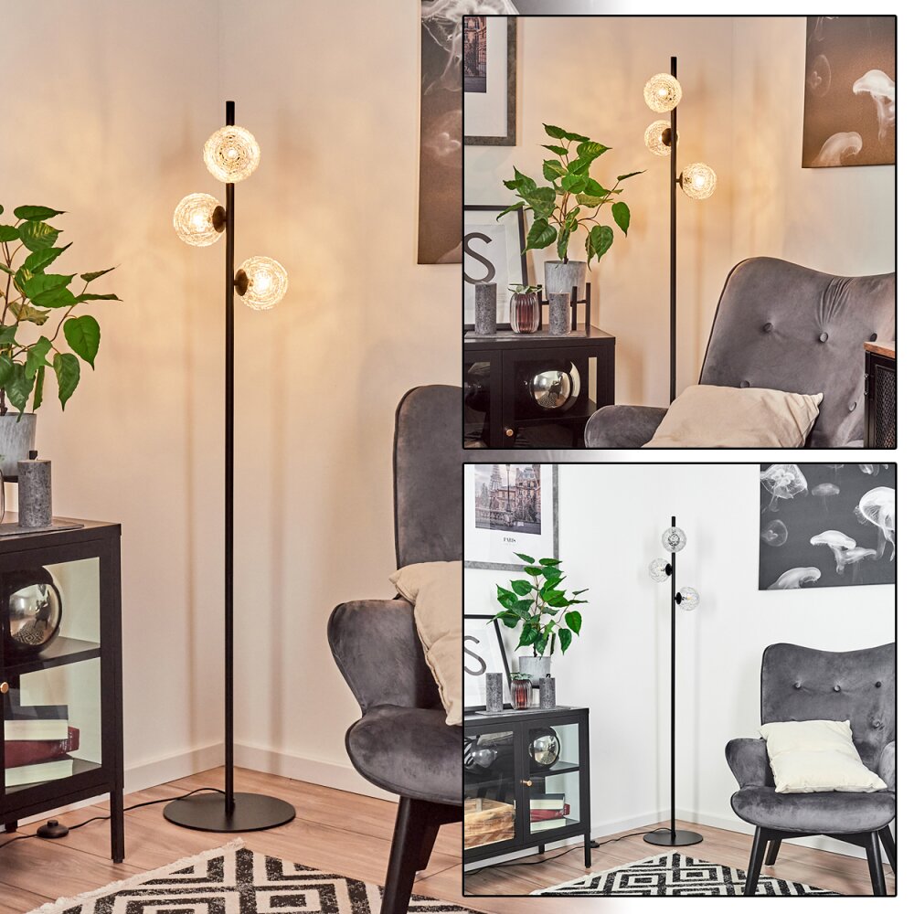 Remaisnil Stehleuchte Schwarz, 3-flammig main product photo