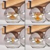 Montgomery Deckenleuchte Glas 15cm Schwarz, 3-flammig