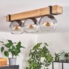Montgomery Deckenleuchte Glas 15cm Schwarz, 3-flammig