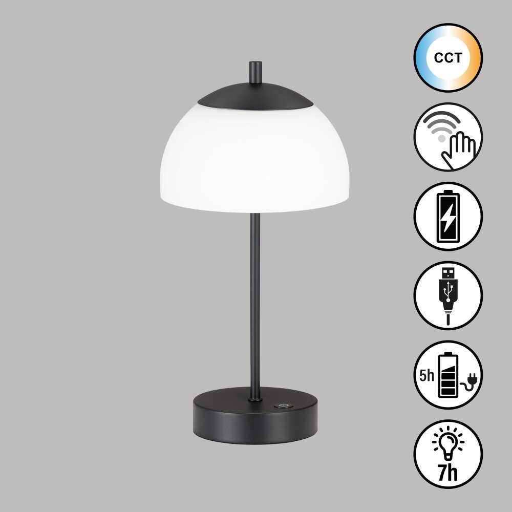 FHL easy Riva Tischleuchte LED Schwarz, 1-flammig main product photo
