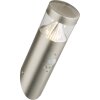 Globo Fosca Außenwandleuchte LED Silber, 1-flammig, Bewegungsmelder