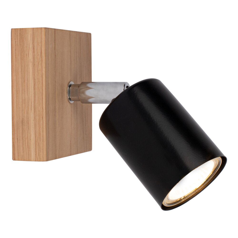 Languileo Wandleuchte Holz hell, 1-flammig main product photo
