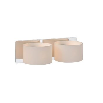 Lucide RENA Wandleuchte Chrom, 2-flammig