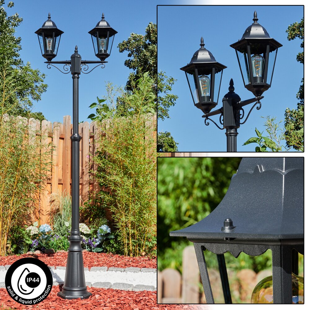 Hongkong Kandelaber Schwarz, 2-flammig main product photo