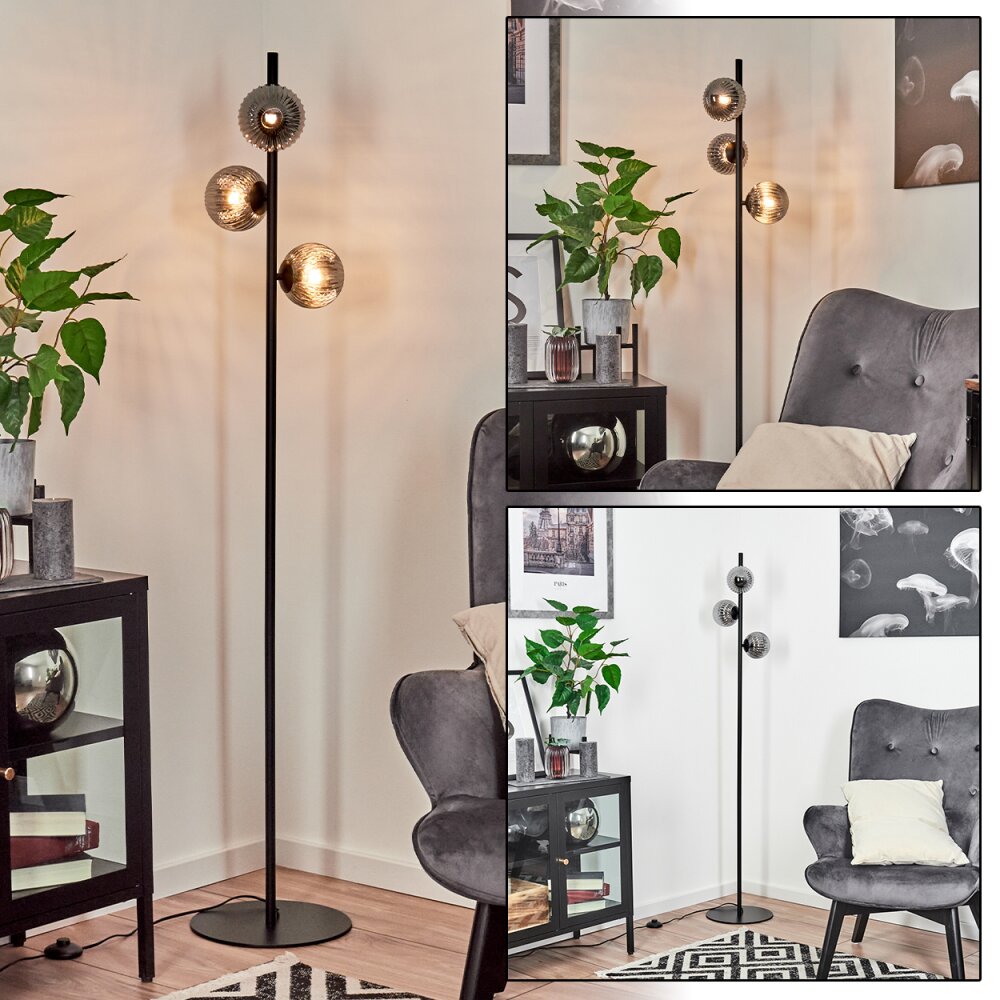 Remaisnil Stehleuchte Schwarz, 3-flammig main product photo