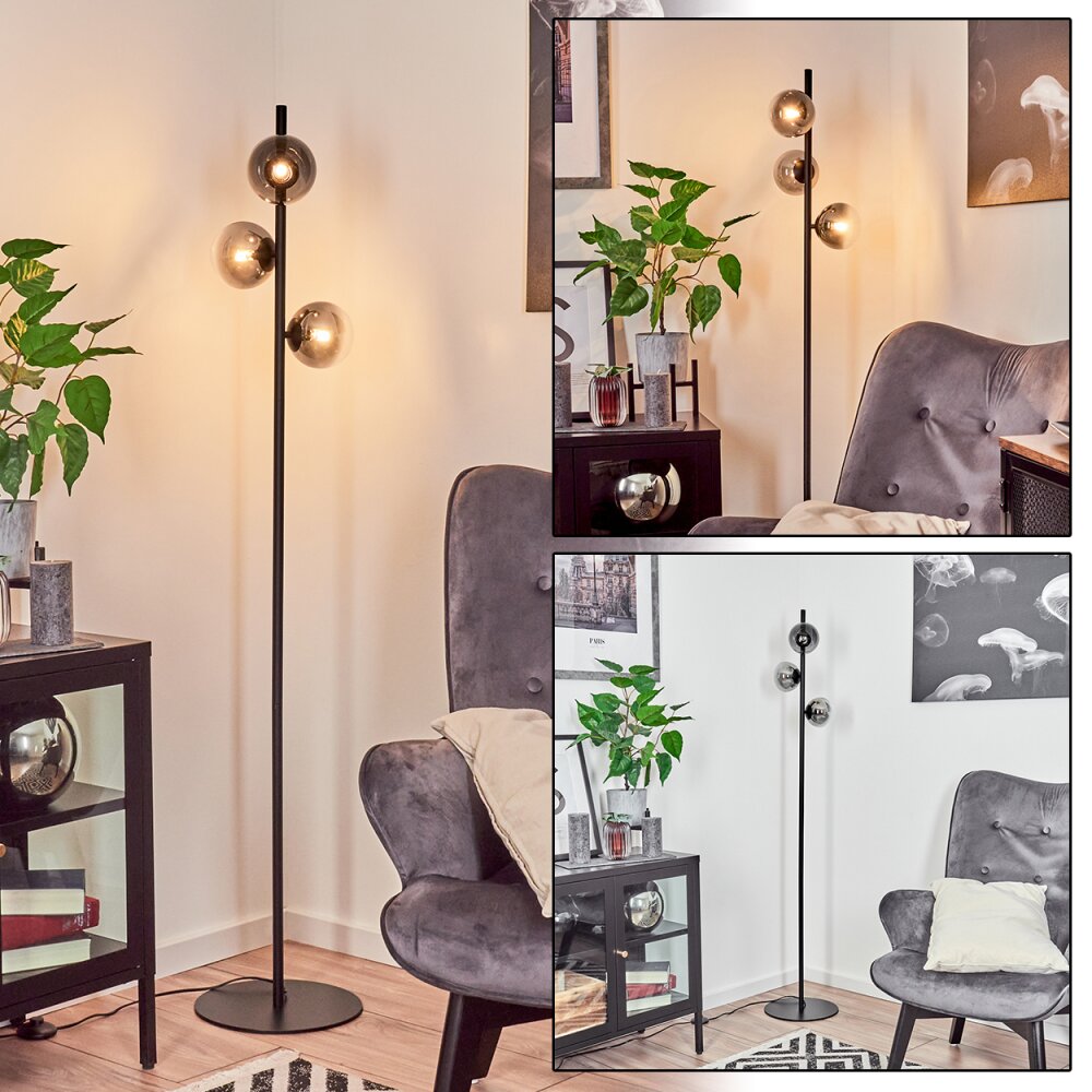 Remaisnil Stehleuchte Schwarz, 3-flammig main product photo