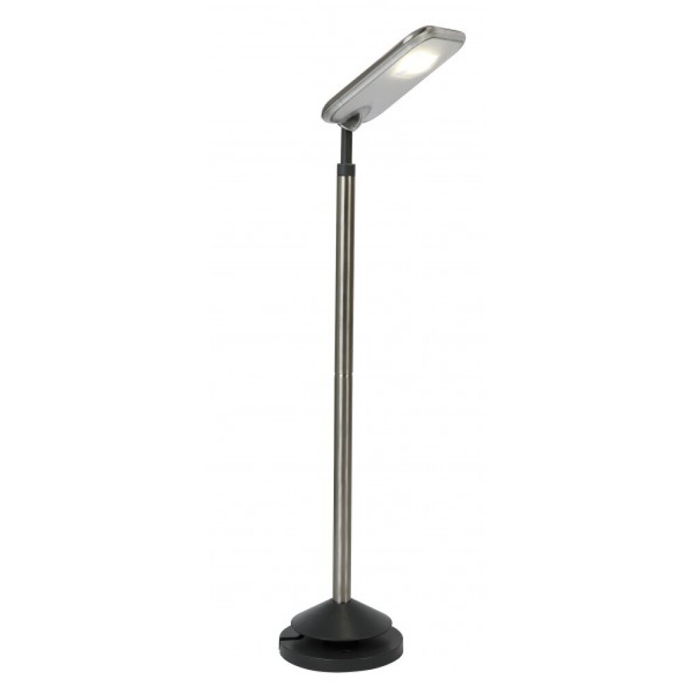 Lutec SUN CONNEC MINIS Set aus 2 x Leuchte und 1 x Solarpanel LED Chrom, Schwarz, 3-flammig main product photo