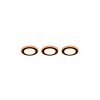 Trio ARGUS Einbauleuchte 3er Set LED Schwarz, 6-flammig, Fernbedienung, Farbwechsler