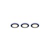 Trio ARGUS Einbauleuchte 3er Set LED Schwarz, 6-flammig, Fernbedienung, Farbwechsler