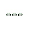 Trio ARGUS Einbauleuchte 3er Set LED Schwarz, 6-flammig, Fernbedienung, Farbwechsler
