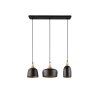 Trio Chiraz Pendelleuchte Schwarz, 3-flammig