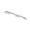 Trio Merton Pendelleuchte LED Nickel-Matt, 3-flammig