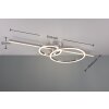 Trio MONTILLA Deckenleuchte LED Chrom, 1-flammig, Fernbedienung