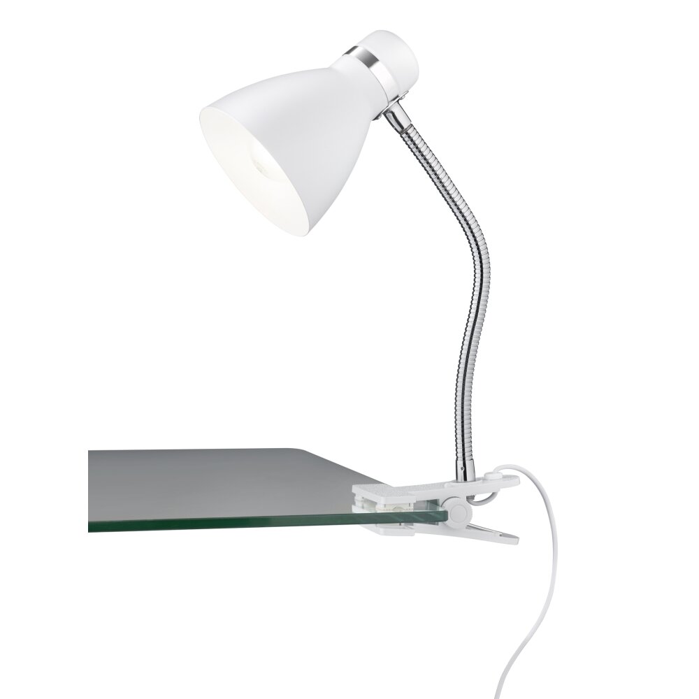 Reality HARVEY Klemmleuchte Chrom, Weiß, 1-flammig main product photo
