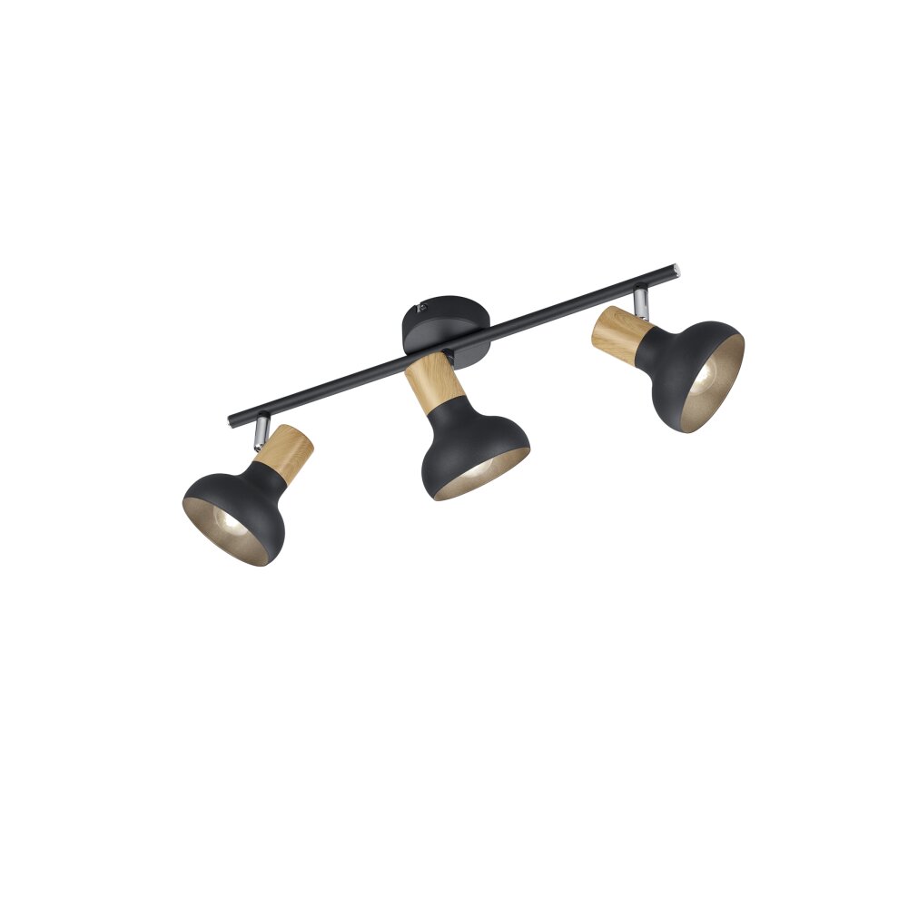 Reality Latika Deckenleuchte Schwarz, 3-flammig main product photo