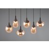 Trio Lumina Pendelleuchte Schwarz, 6-flammig