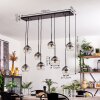 Koyoto Hängeleuchte Glas 15 cm Klar, Rauchfarben, 8-flammig