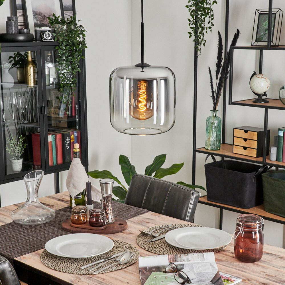 Lauden Hängeleuchte Klar, Rauchfarben, 1-flammig main product photo