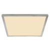 Globo SAPANA Deckenpanel LED Nickel-Matt, Weiß, 1-flammig