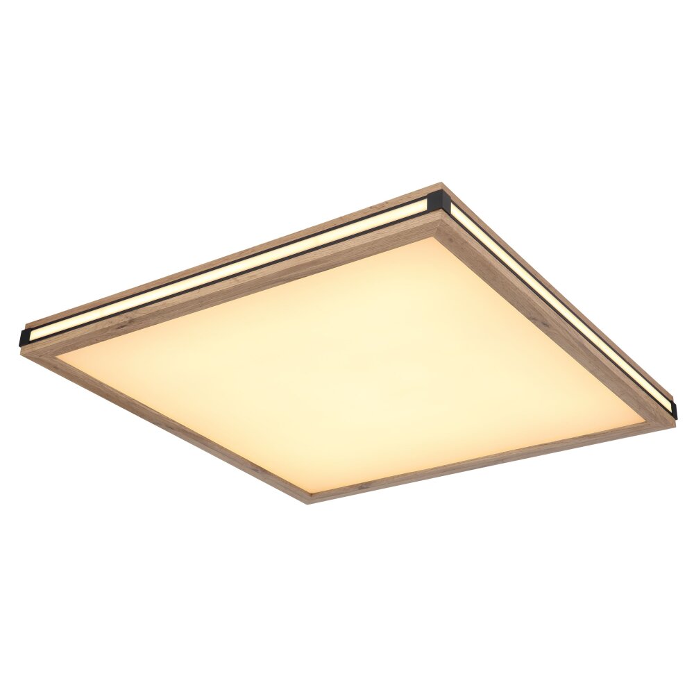 Globo CARLA Deckenpanel LED Schwarz, Weiß, 2-flammig main product photo