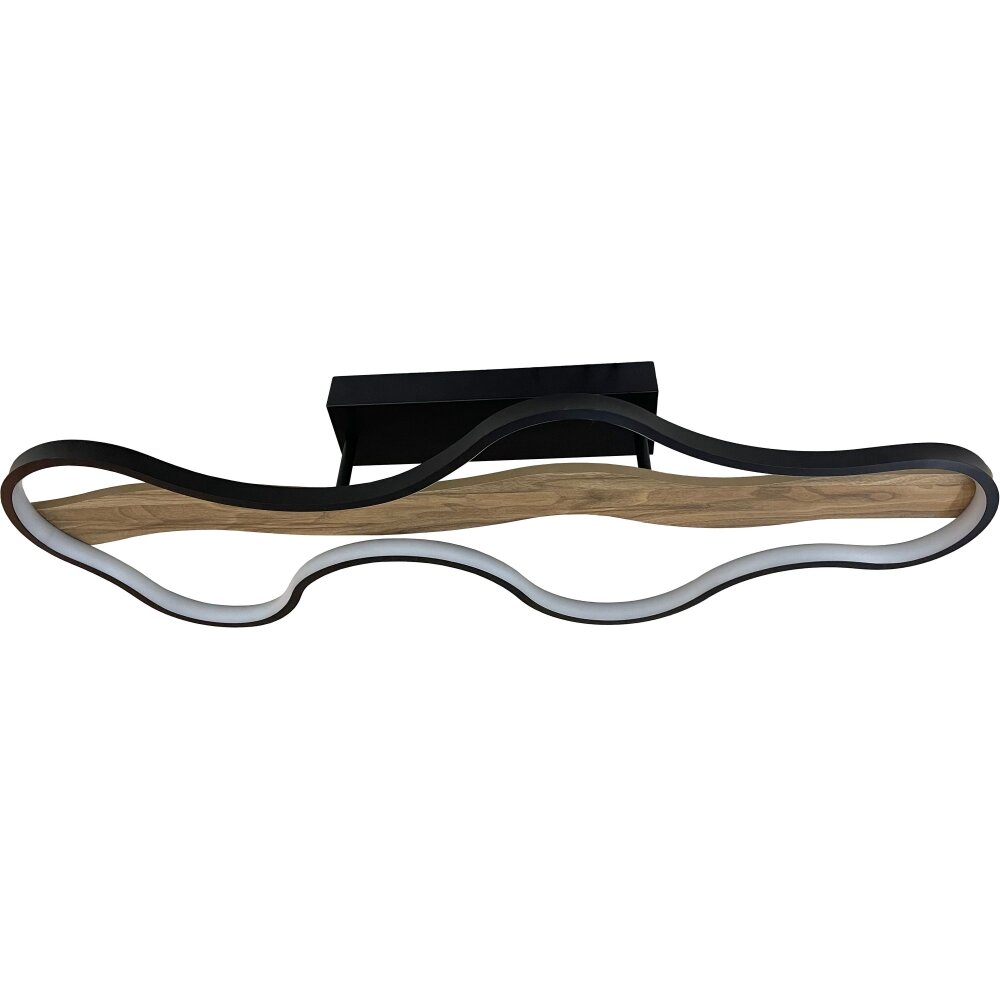 Globo BEZZY Deckenleuchte LED Schwarz, 1-flammig main product photo