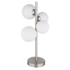 Globo RIHA Tischleuchte LED Nickel-Matt, 4-flammig