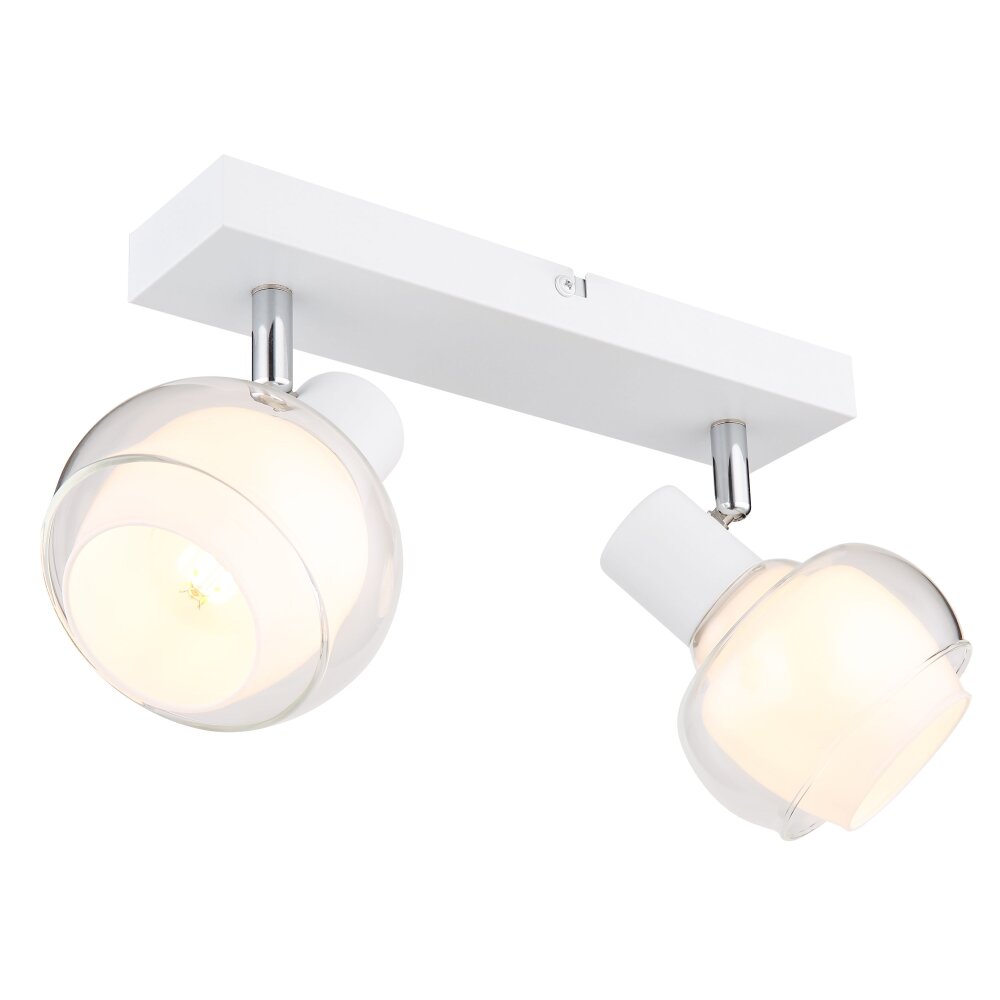 Globo TOKKI Deckenleuchte Weiß, 2-flammig main product photo