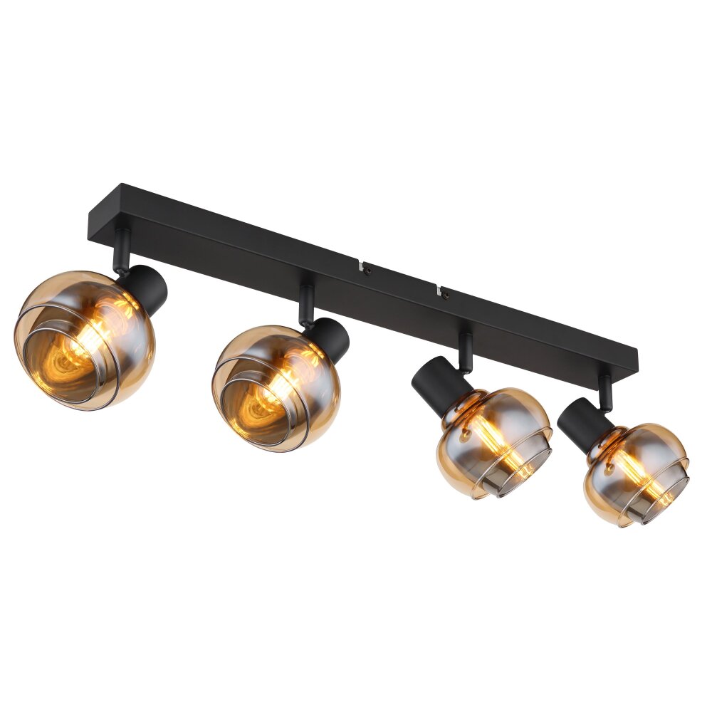 Globo TOKKI Deckenleuchte Schwarz, 4-flammig main product photo