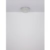 Globo MUCKY Deckenleuchte LED Chrom, 1-flammig, Fernbedienung