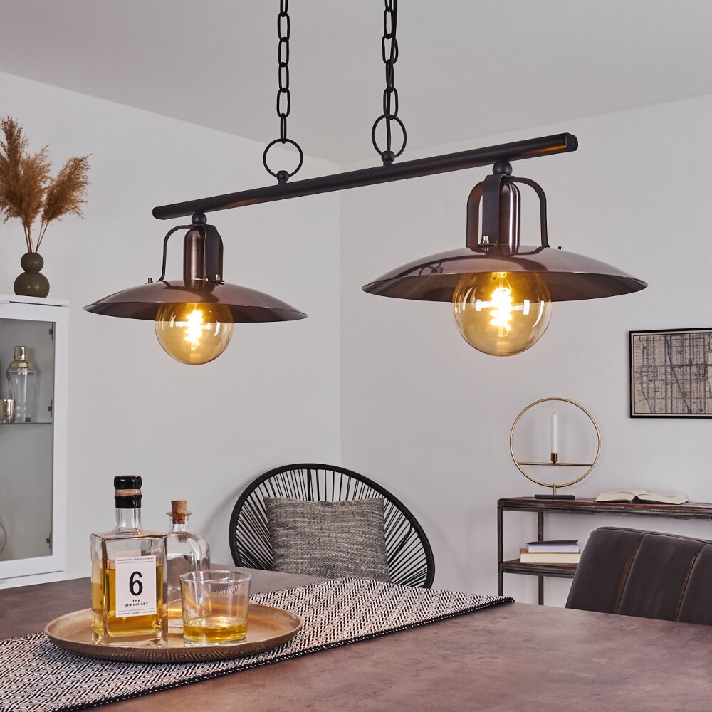 Weissport Pendelleuchte Schwarz, 2-flammig main product photo