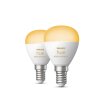 Philips Hue 2er Set E14 LED 5,1 Watt 4000 Kelvin 470 Lumen