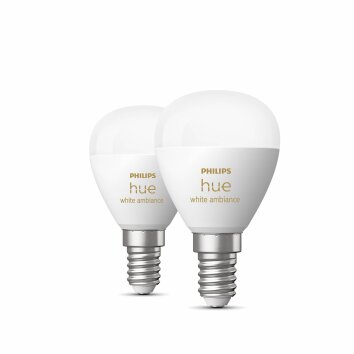 Philips Hue 2er Set E14 LED 5,1 Watt 4000 Kelvin 470 Lumen