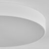 Diagonal Deckenleuchte LED Weiß, 1-flammig, Fernbedienung