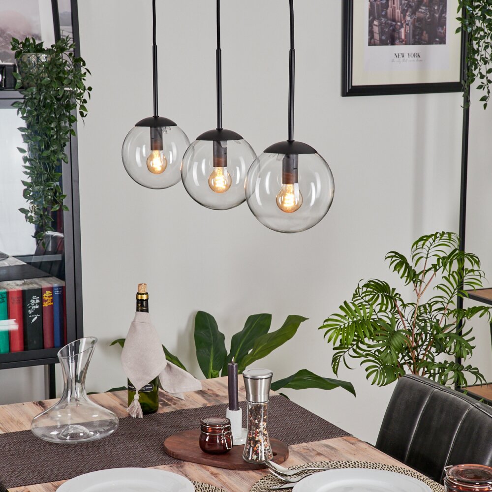 Gastor Hängeleuchte Glas 15 cm Klar, 3-flammig main product photo
