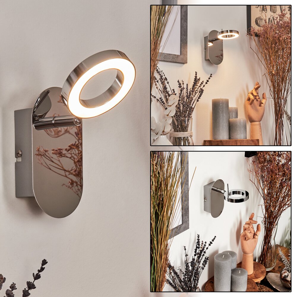 Altamahaw Wandleuchte LED Silber, 1-flammig main product photo