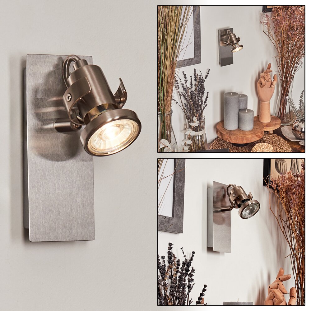 Yometchen Wandleuchte LED Nickel-Matt, 1-flammig main product photo