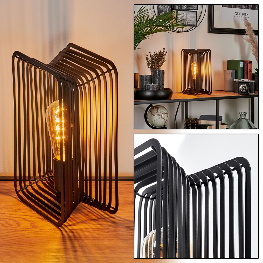 Corvallis Tischleuchte Schwarz, 1-flammig main product photo